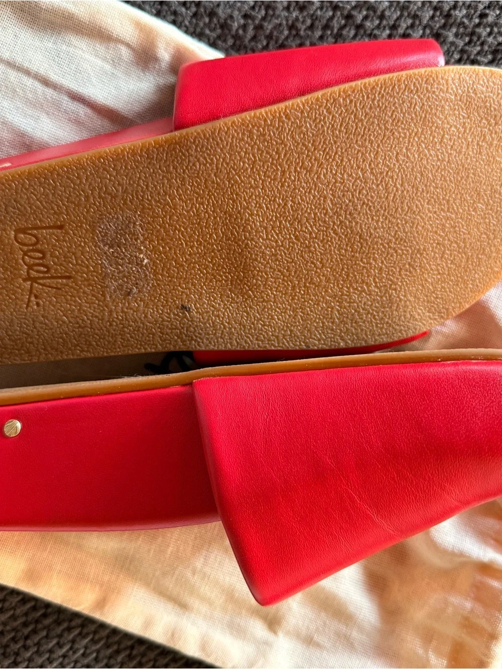 beek pelican leather platform sandal - Picture 4 of 4
